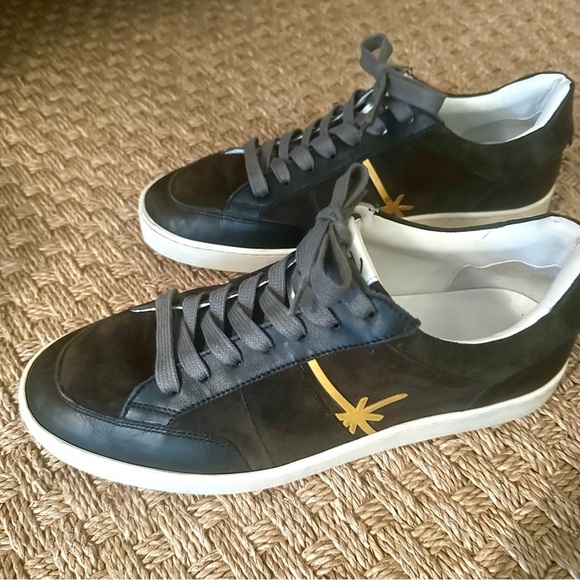 Ross & Snow Mens Sneakers 8.5 CAMO luxury hand made water resistant - Picture 2 of 13